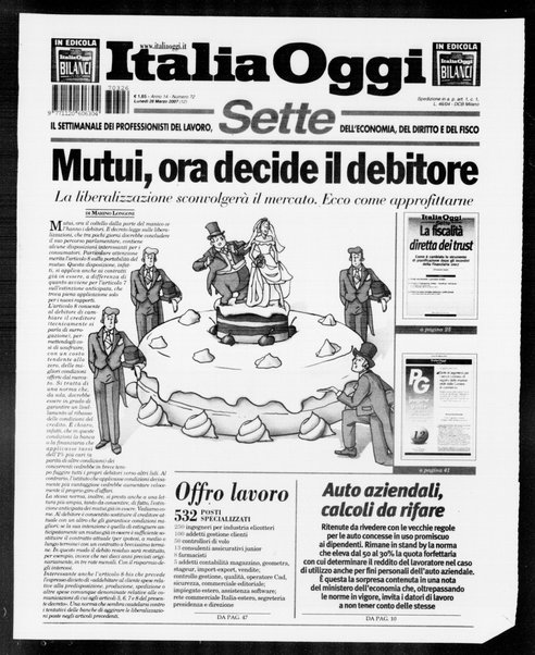 Italia oggi : quotidiano di economia finanza e politica